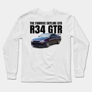 R34 GTR Long Sleeve T-Shirt